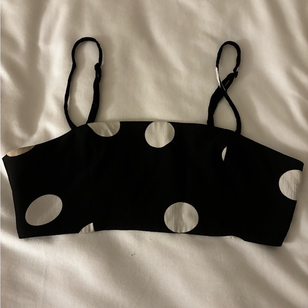 Polka dot Free People set. Size small/0